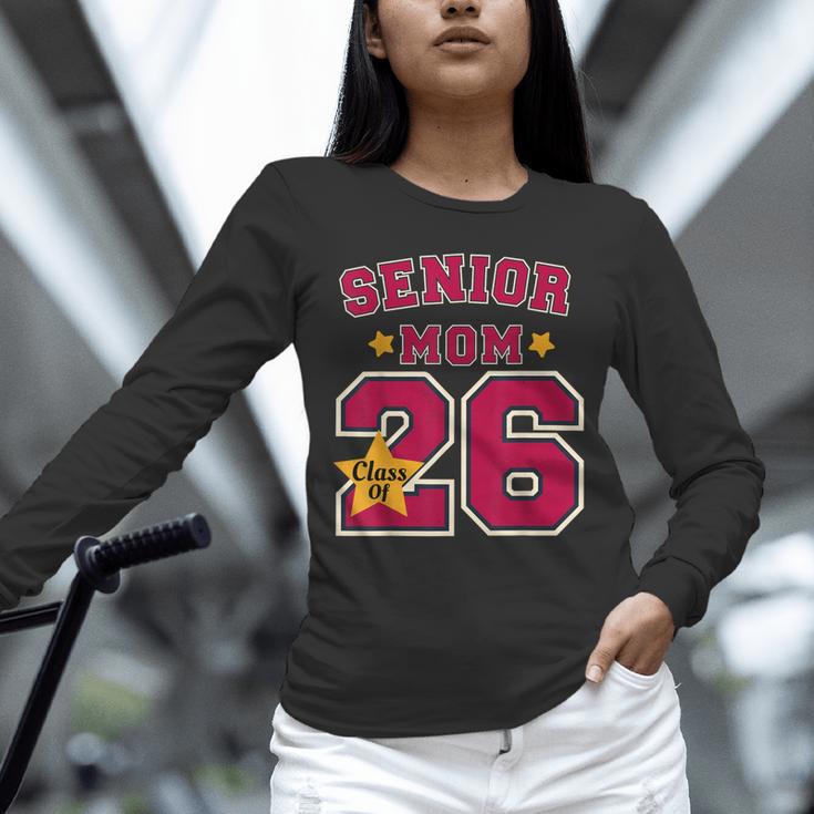 Senior Mom 2026 Proud Senior Mom Class Of 26 For Graduation Unisex Long Sleeve T-Shirt