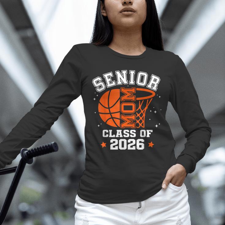 Senior Mom Class Of 2026 Basketball Graduation Unisex Long Sleeve T-Shirt