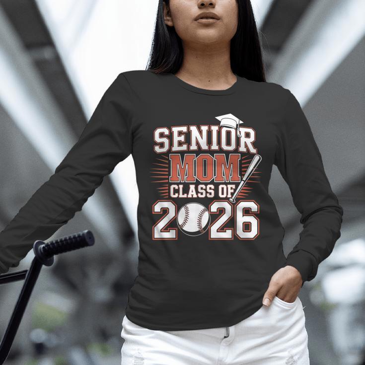 Senior Mom Class Of 2026 Graduate Baseball 2026 Graduation Unisex Long Sleeve T-Shirt