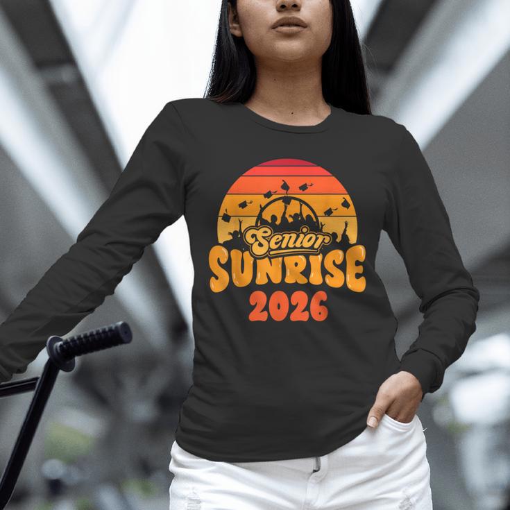 Senior Sunrise Class Of 2026 Graduation Proud Graduate Retro Unisex Long Sleeve T-Shirt