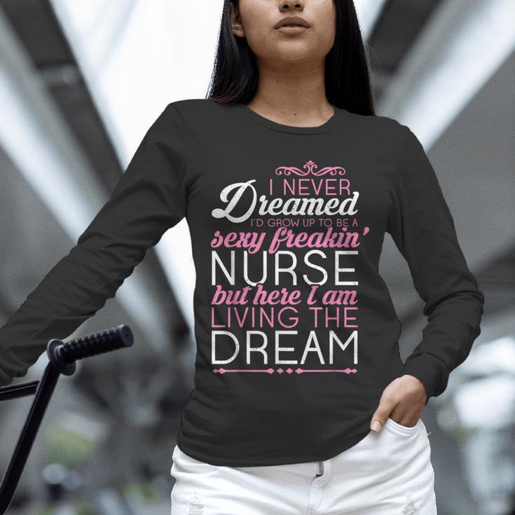 Sexy Freakin' Nurse NursingShirt For RN Graduation Unisex Long Sleeve T-Shirt