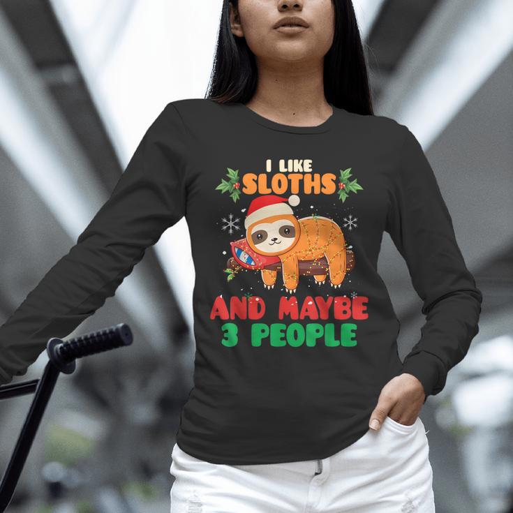 Sloth For Sloth Lover Men Women Kids Introverts Unisex Long Sleeve T-Shirt Sloth For Sloth Lover Men Women Kids Introverts Unisex Long Sleeve T-Shirt