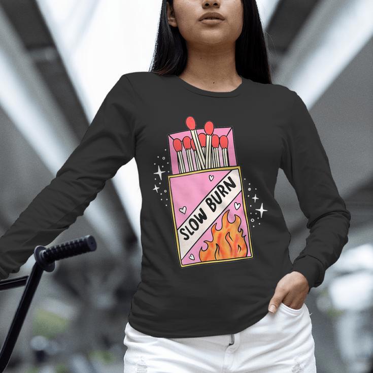 Slow Burn Book Trope Worth The Wait Love Takes Time Unisex Long Sleeve T-Shirt Slow Burn Book Trope Worth The Wait Love Takes Time Unisex Long Sleeve T-Shirt