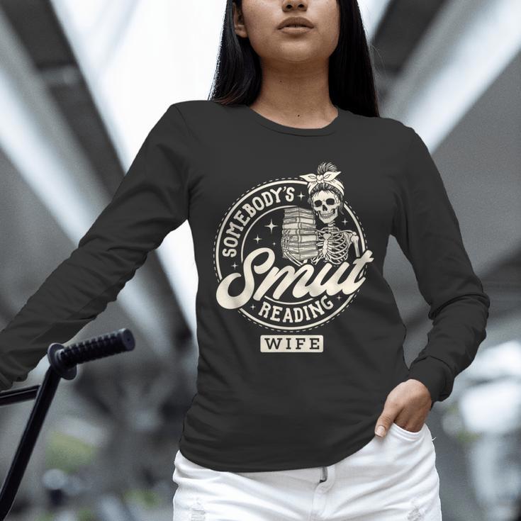 Smut Book Reader Spicy Romance Somebody's Smut Reading Wife Unisex Long Sleeve T-Shirt Smut Book Reader Spicy Romance Somebody's Smut Reading Wife Unisex Long Sleeve T-Shirt
