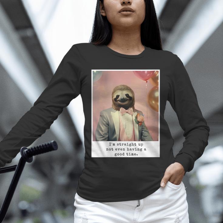 Social Anxiety Not Having A Good Time Socializing Introvert Unisex Long Sleeve T-Shirt Social Anxiety Not Having A Good Time Socializing Introvert Unisex Long Sleeve T-Shirt