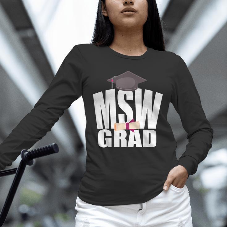 Social Work MSW Graduation Masters Degree Worker 2020 Unisex Long Sleeve T-Shirt