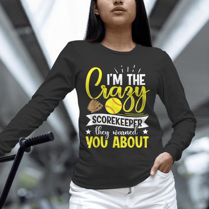 Softball Scorekeeper For a Score Book Keeper Unisex Long Sleeve T-Shirt Softball Scorekeeper For a Score Book Keeper Unisex Long Sleeve T-Shirt