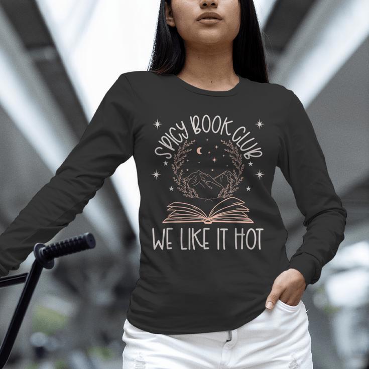 Spicy Book Club Dark Romance Lover Of Spicy Bookish Merch Unisex Long Sleeve T-Shirt