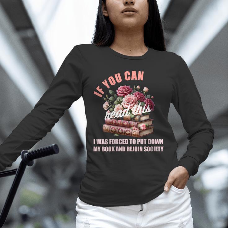 Spicy Book Lover Merch If You Can Read This Fairy Tales Now Unisex Long Sleeve T-Shirt