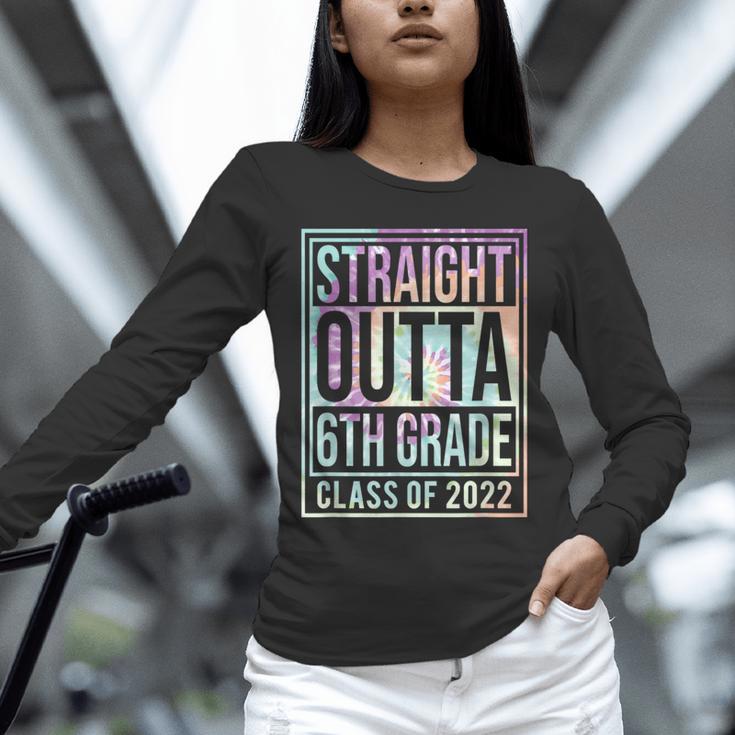 Straight Outta 6th Grade Class Of 2022 School Graduation Unisex Long Sleeve T-Shirt