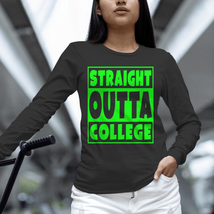 Straight Outta College 2018 Graduation Unisex Long Sleeve T-Shirt