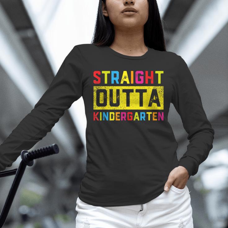 Straight Outta Kindergarten TShirt Graduation Kid Unisex Long Sleeve T-Shirt