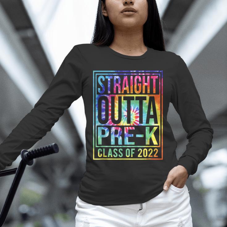 Straight Outta Pre-K Class Of 2022 Preschool Graduation Unisex Long Sleeve T-Shirt