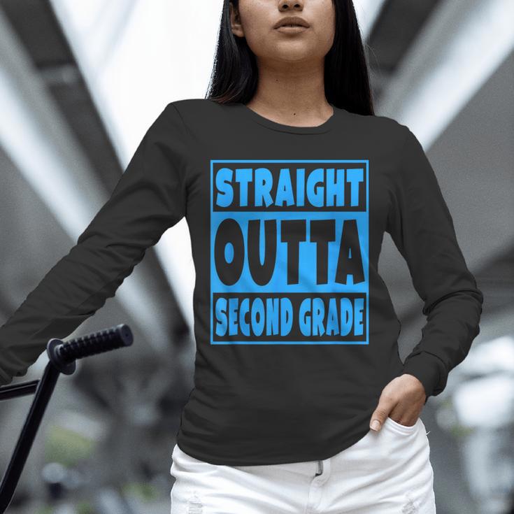 Straight Outta Second Grade Graduation Class Unisex Long Sleeve T-Shirt