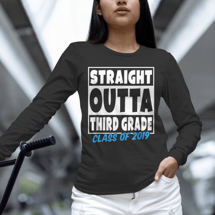 Straight Outta Third Grade Class Of 2019 Graduation Unisex Long Sleeve T-Shirt