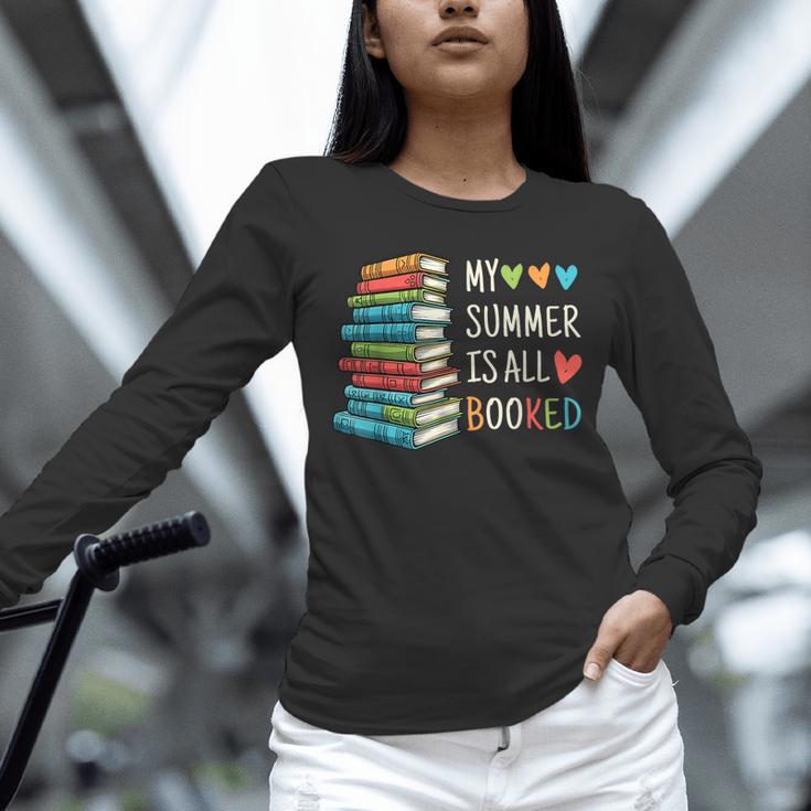 My Summer Is All Booked Book Reading Book Lover Unisex Long Sleeve T-Shirt