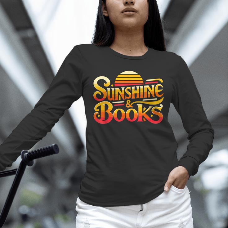 Sunshine & Books For Bookworm Summer Reading Unisex Long Sleeve T-Shirt Sunshine & Books For Bookworm Summer Reading Unisex Long Sleeve T-Shirt