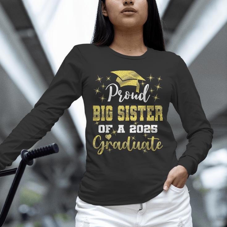 Super Proud Big Sister Of 2025 Graduate Graduation Family Unisex Long Sleeve T-Shirt