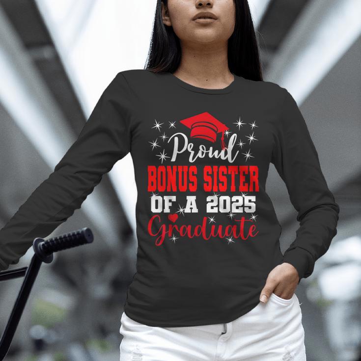 Super Proud Bonus Sister Of 2025 Graduate Graduation Family Unisex Long Sleeve T-Shirt