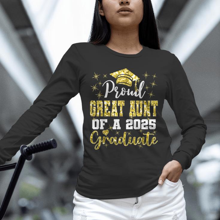 Super Proud Great Aunt Of 2025 Graduate Graduation Family Unisex Long Sleeve T-Shirt