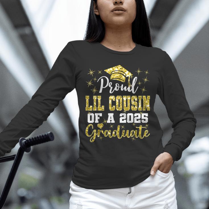 Super Proud Little Cousin Of 2025 Graduate Graduation Family Unisex Long Sleeve T-Shirt