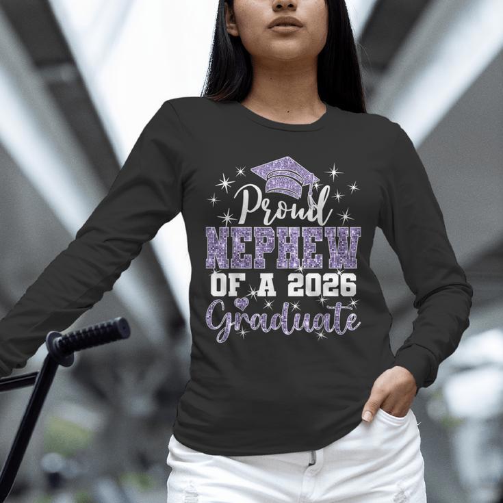 Super Proud Nephew Of 2026 Graduate Senior Graduation Family Unisex Long Sleeve T-Shirt