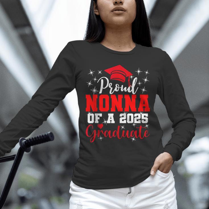 Super Proud Nonna Of 2025 Graduate Senior Graduation Family Unisex Long Sleeve T-Shirt