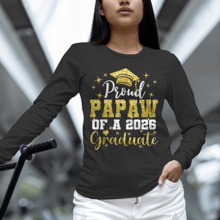Super Proud Papaw Of 2026 Graduate Senior Graduation Family Unisex Long Sleeve T-Shirt