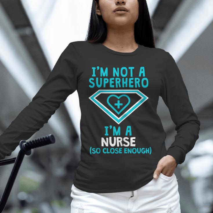 Superhero RN Nurse Shirt Graduation Unisex Long Sleeve T-Shirt