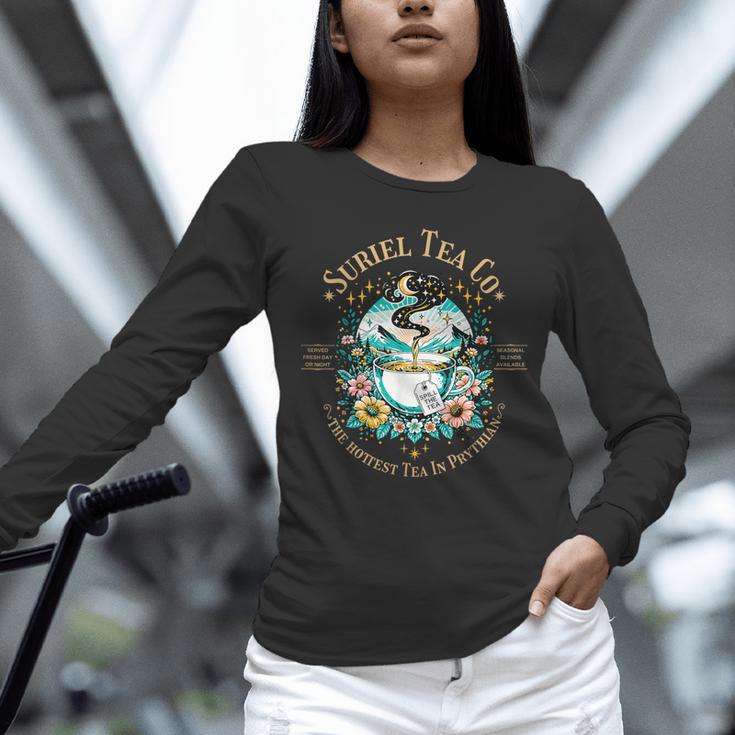 Suriel Tea Spicy Fantasy Romantasy Readers Booktok Bookish Unisex Long Sleeve T-Shirt