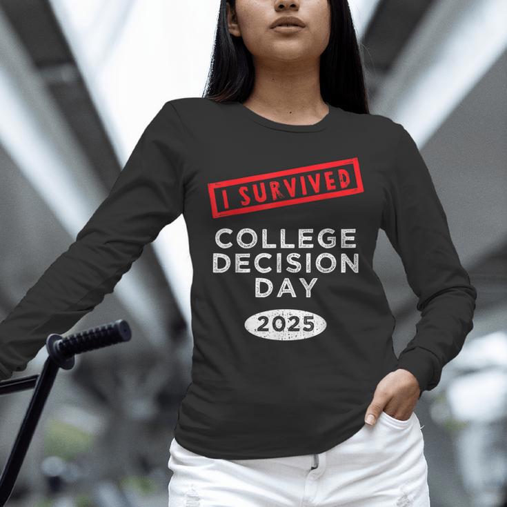 I Survived College Decision Day Graduation Class Of 25 Unisex Long Sleeve T-Shirt