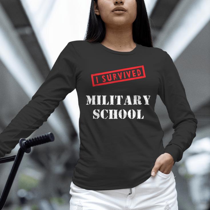I Survived Military School Graduation Straight Outta Unisex Long Sleeve T-Shirt