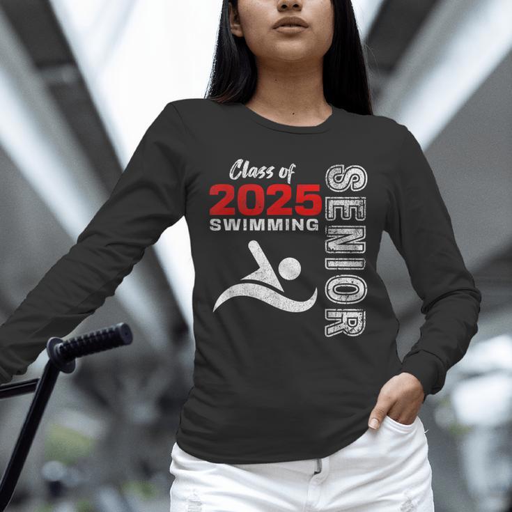 Swimming Team Senior Class Of 2025 Graduation 2025 Unisex Long Sleeve T-Shirt