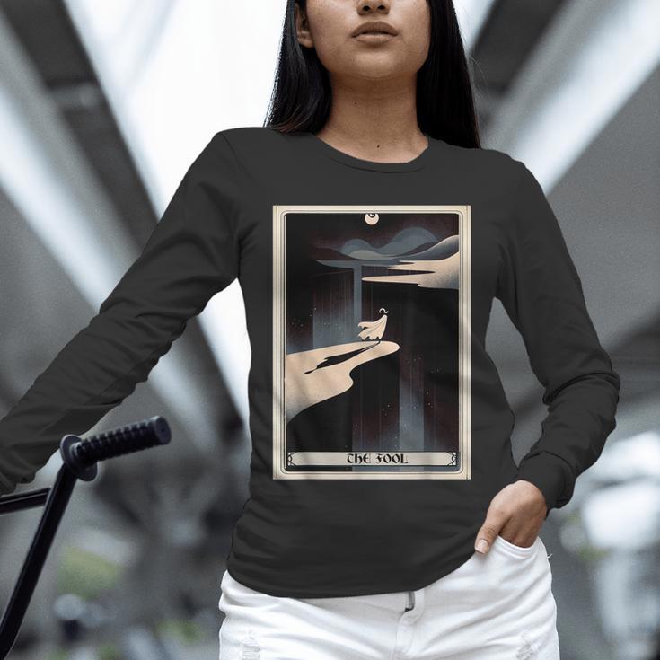 Tarot Cards Guide Book Esoteric Mysticism Clothing The Fool Tarot Card -Adults & Kids Small Short Sleeve Crew Neck Classic Fit Unisex Long Sleeve T-Shirt