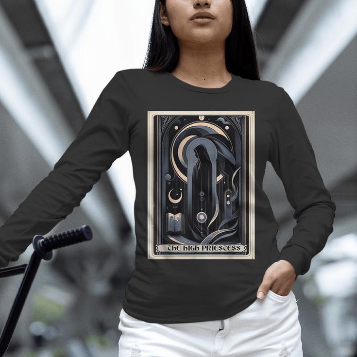 Tarot Cards Guide Book Esoteric Mysticism Clothing The High Priestess -Adults Small Classic Fit Short Sleeve Unisex Long Sleeve T-Shirt