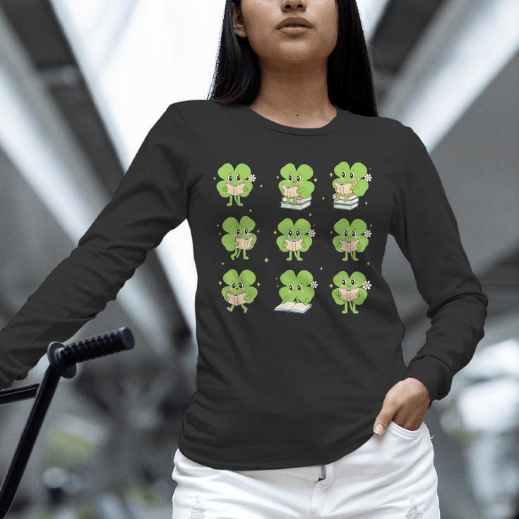 Teacher Reading Shamrock St Patrick’s Day Book Lover Kids Unisex Long Sleeve T-Shirt Teacher Reading Shamrock St Patrick’s Day Book Lover Kids Unisex Long Sleeve T-Shirt