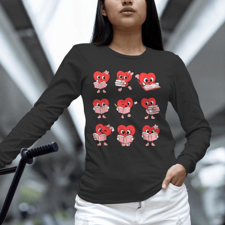Teacher Valentines Day Reading Book Lover Bookworm Library Unisex Long Sleeve T-Shirt Teacher Valentines Day Reading Book Lover Bookworm Library Unisex Long Sleeve T-Shirt