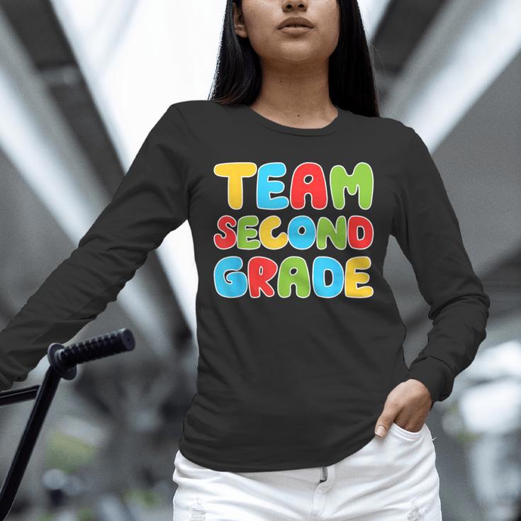 Team Second Grade Shirt 2nd Grade Back To School Graduation Unisex Long Sleeve T-Shirt
