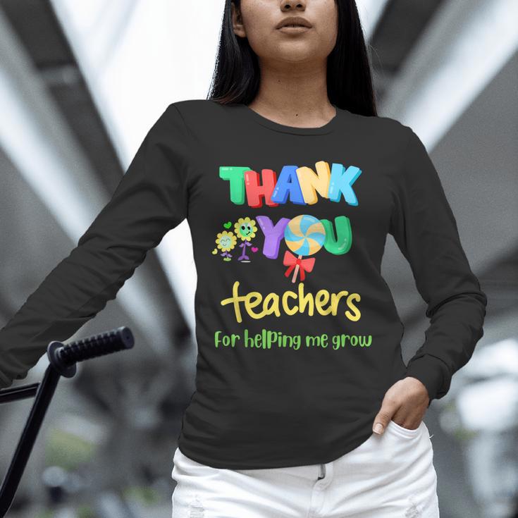 Thank You Teacher Appreciation Graduation Men Women Kids Unisex Long Sleeve T-Shirt