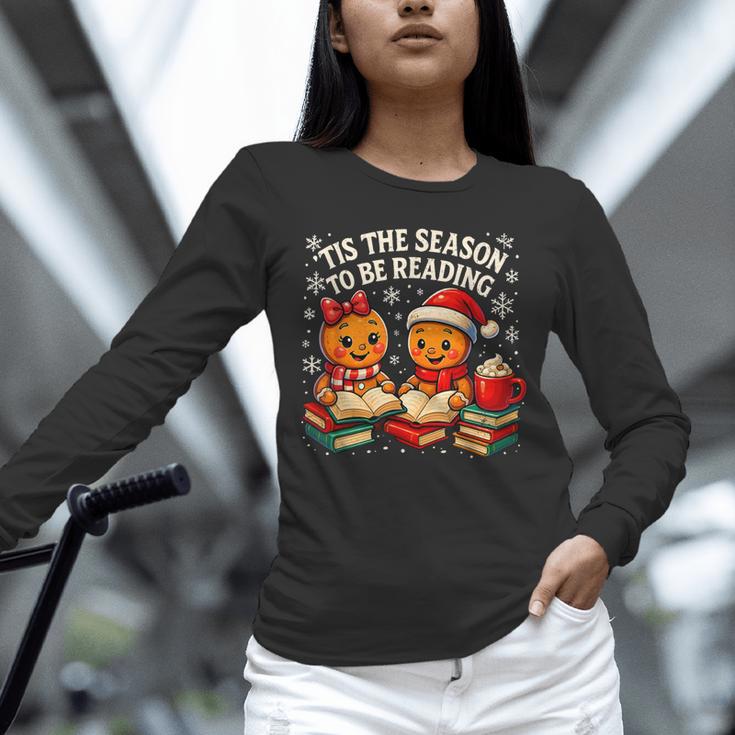 ’Tis The Season To Be Reading Book Lover Unisex Long Sleeve T-Shirt