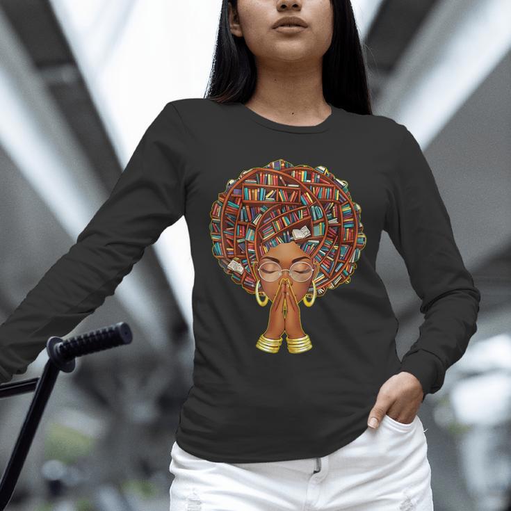 History Month Afro Book Lover Women Girls Librarian Unisex Long Sleeve T-Shirt History Month Afro Book Lover Women Girls Librarian Unisex Long Sleeve T-Shirt