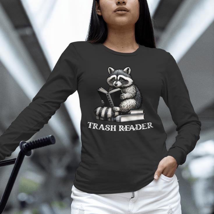 Trash Reader Book Reader Book Lover Book Reader Unisex Long Sleeve T-Shirt