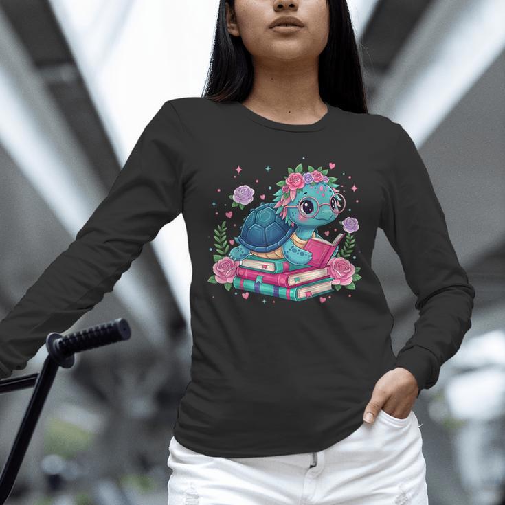 Turtle Bookworm Reading Book Bookworm Book Nerd Cute Graphic Unisex Long Sleeve T-Shirt Turtle Bookworm Reading Book Bookworm Book Nerd Cute Graphic Unisex Long Sleeve T-Shirt