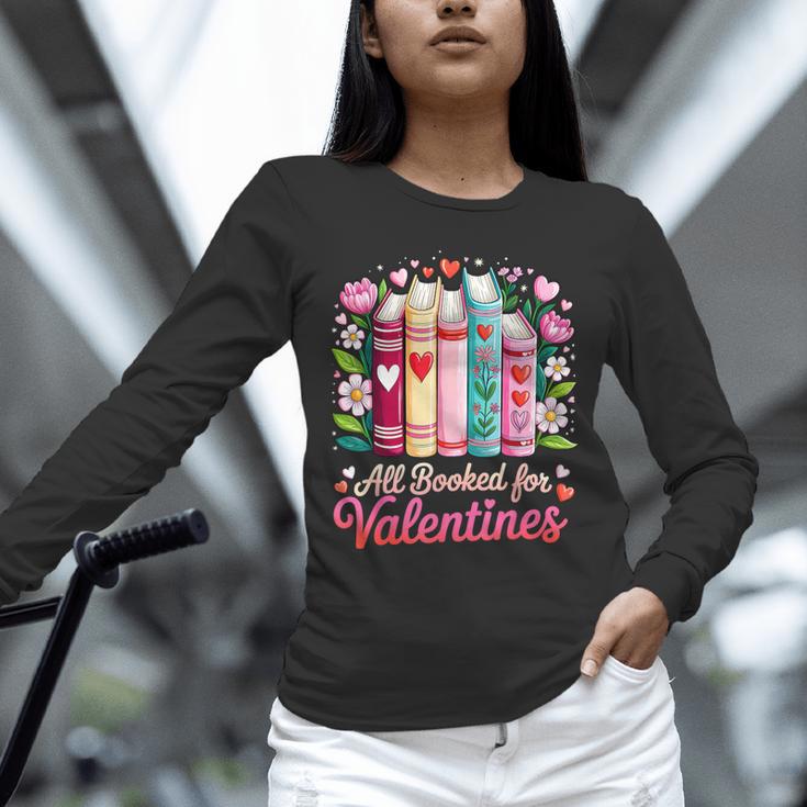 Valentine All Booked For Valentine Book Lovers Teacher Kid Unisex Long Sleeve T-Shirt Valentine All Booked For Valentine Book Lovers Teacher Kid Unisex Long Sleeve T-Shirt