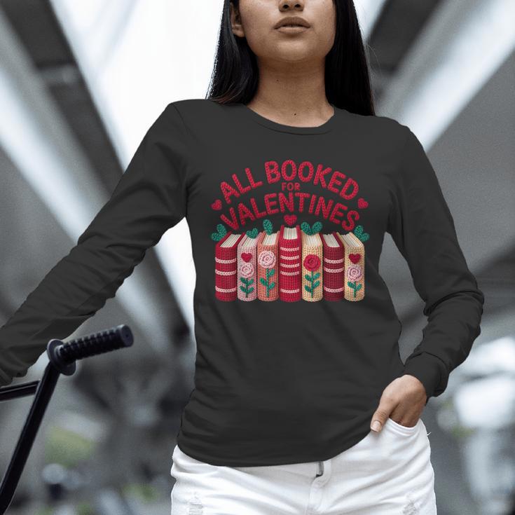 Valentines All Booked For Valentine Book Lover Teacher Unisex Long Sleeve T-Shirt Valentines All Booked For Valentine Book Lover Teacher Unisex Long Sleeve T-Shirt