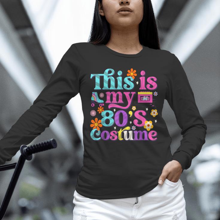 Vintage 80s Costume Nostalgia 1980s Fashion Cute Girls Women Unisex Long Sleeve T-Shirt