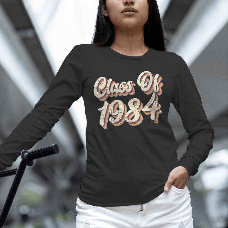 Vintage Class Of 1984 40th Reunion High School Graduation 84 Unisex Long Sleeve T-Shirt