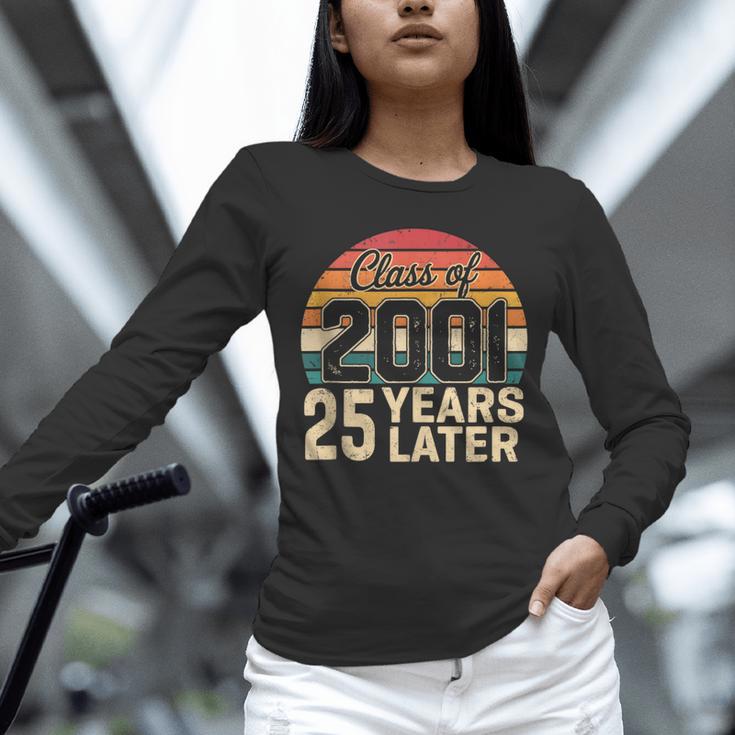 Vintage Class Of 2001 25 Years Later Reunion 25th Graduation Unisex Long Sleeve T-Shirt