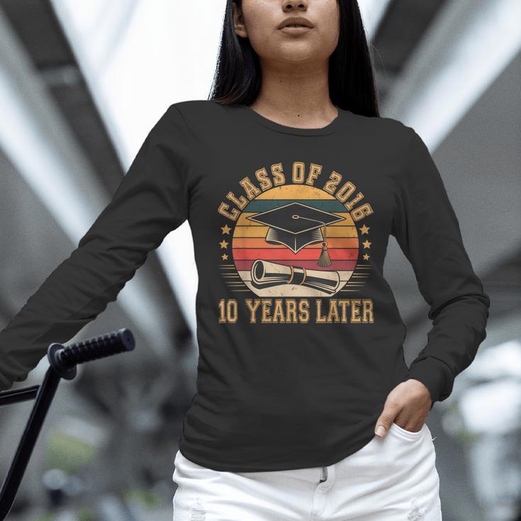 Vintage Class Of 2016 10 Years Later Reunion 10th Graduation Unisex Long Sleeve T-Shirt