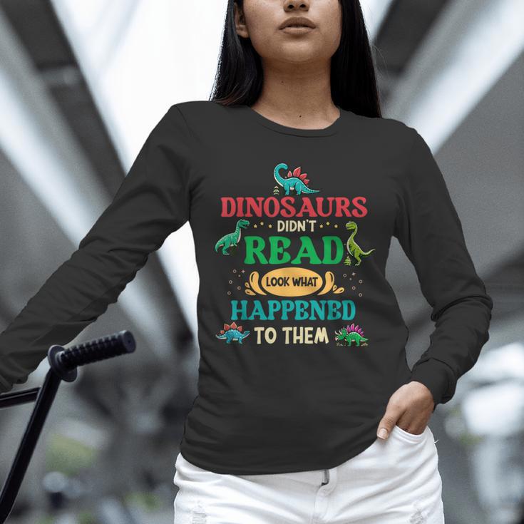Vintage Librarian Book Reader Library Book Reading Unisex Long Sleeve T-Shirt